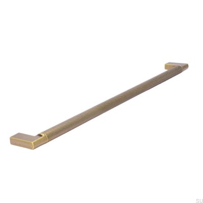 Oblong furniture handle 2457 320 Antique Gold