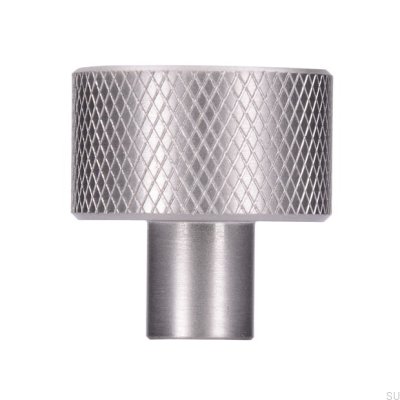 Furniture Knob 2464 24 Silver Brushed