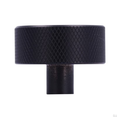 Furniture knob 2464 33 Metal Matt Black