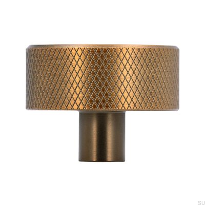 Furniture Knob 2464 33 Antique Gold Brushed