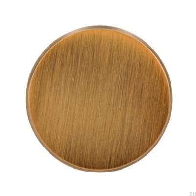 Furniture Knob 2464 33 Antique Gold Brushed