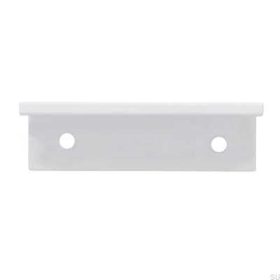 Furniture edge handle 2446 48 Metal White
