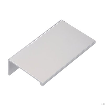Furniture edge handle 2446 48 Polished chrome