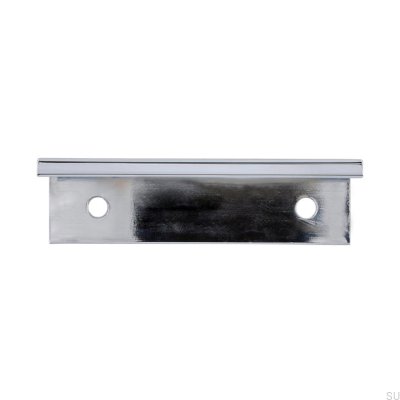 Furniture edge handle 2446 48 Polished chrome