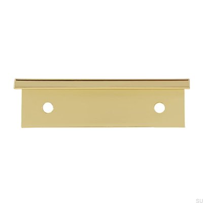 Furniture edge handle 2446 48 Polished gold