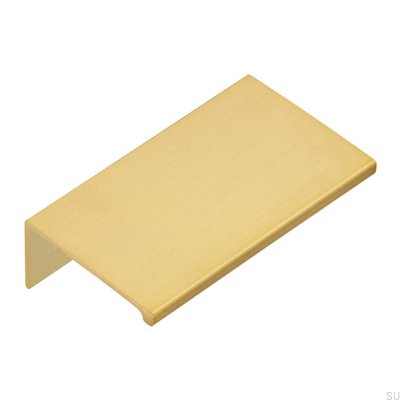 Furniture edge handle 2446 48 Gold Brushed