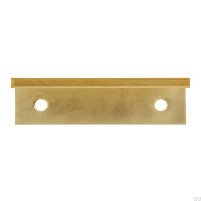 Furniture edge handle 2446 48 Gold Brushed
