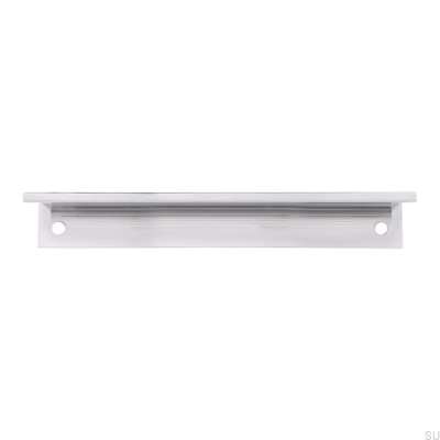 Furniture edge handle 2446 128 Polished chrome