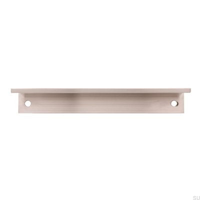 Edge furniture handle 2446 128 Brushed Nickel