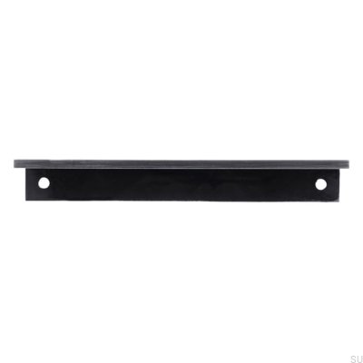 Furniture edge handle 2446 128 Antique Silver Brushed