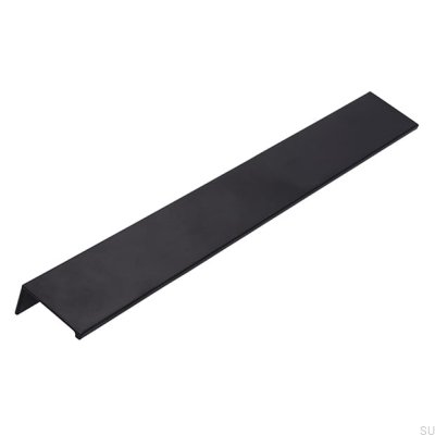 Furniture edge handle 2446 288 Metal Black Mat