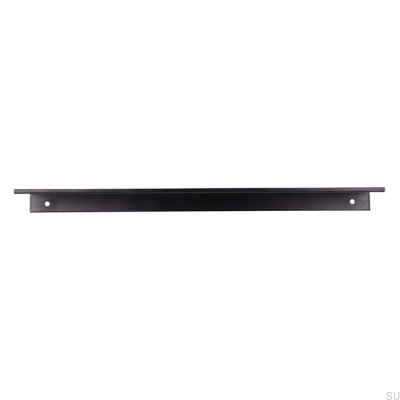 Furniture edge handle 2446 288 Metal Black Mat