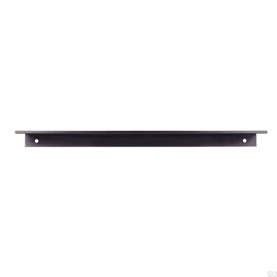 Furniture edge handle 2446 288 Antique Silver Brushed