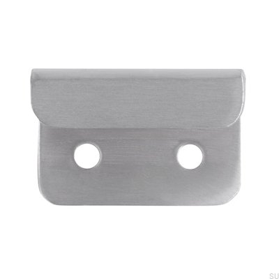 Furniture edge handle 2372 16 Brushed Stainless Steel