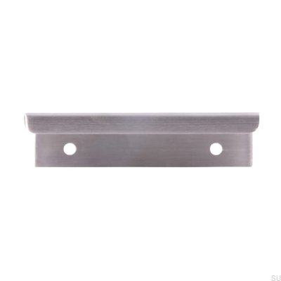Furniture edge handle 2372 64 Brushed Stainless Steel