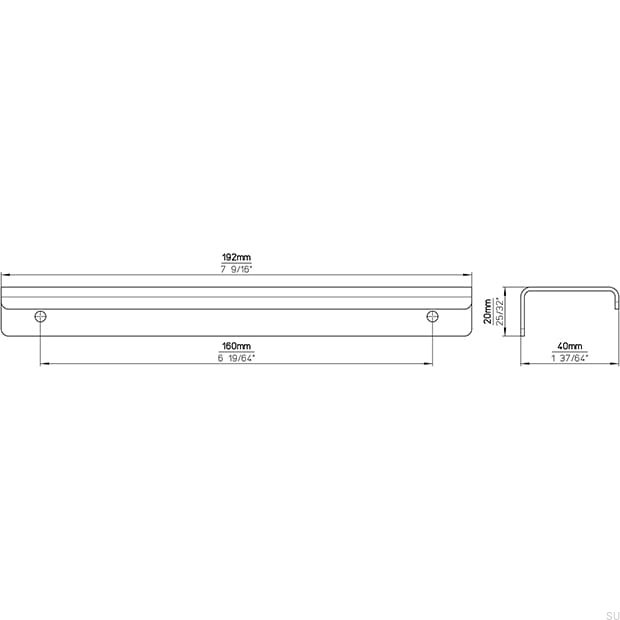 2372-96N6--Uchwyt-meblowy-krawędziowy-2372-160-Stal-Nierdzewna-Szczotkowana-Siro-Skandynawskie-Uchwyty_6