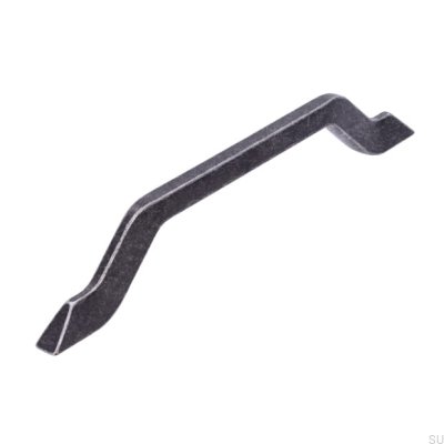 Oblong furniture handle 2471 160 Antique Iron