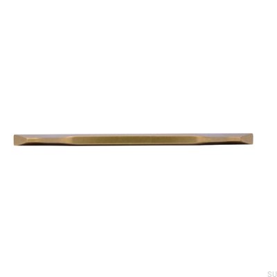 Oblong furniture handle 2471 160 Antique Gold
