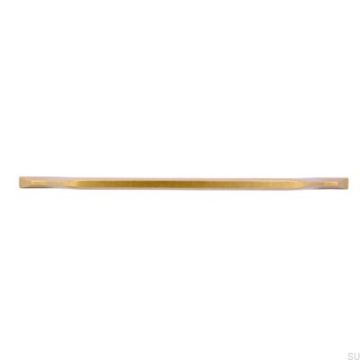 Oblong furniture handle 2471 224 Antique Gold