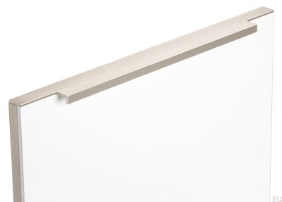 Linear 1197-1 Aluminum Silver edge furniture handle