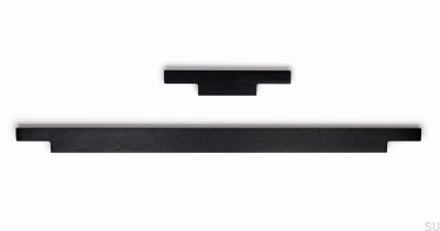 Edge furniture handle Linear 697-1 Metal Black Mat