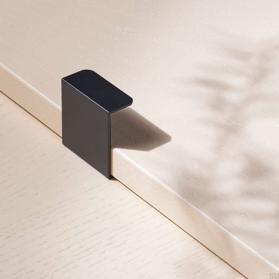Hide 40 edge furniture handle, metal, black