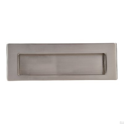 Recessed furniture handle 2382 Silver Brushed