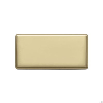 Oblong furniture handle 1595 16 Polished gold