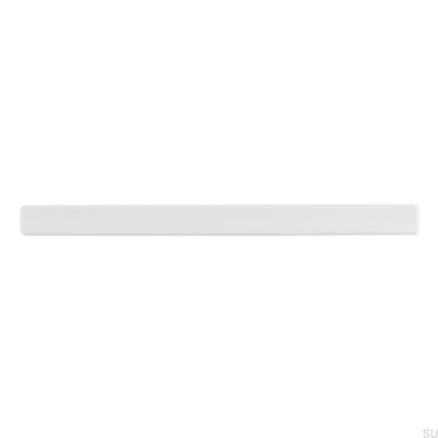 Oblong furniture handle 2108 96 Metal White