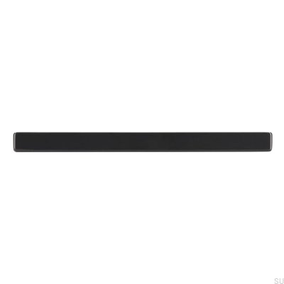 Oblong furniture handle 2108 96 Metal Black Mat
