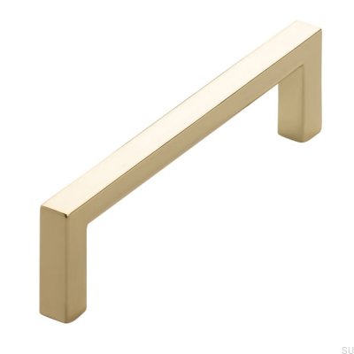 Elongated furniture handle 2108 96 Polished gold