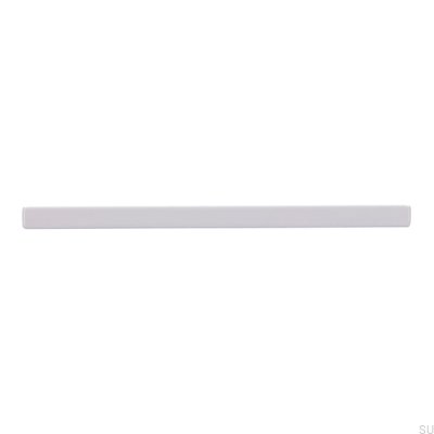 Elongated furniture handle 2108 128 Metal White