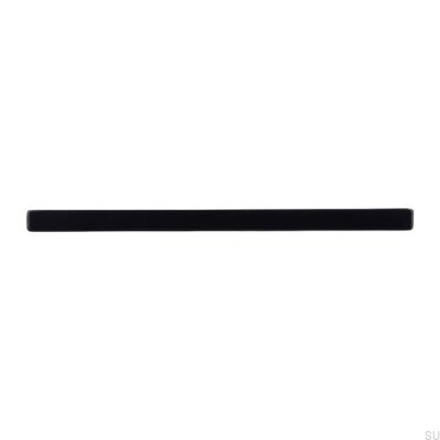 Oblong furniture handle 2108 128 Metal Black Mat