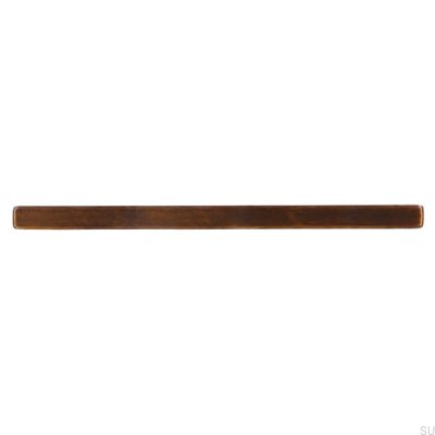 Oblong furniture handle 2108 128 Antique Gold Brushed