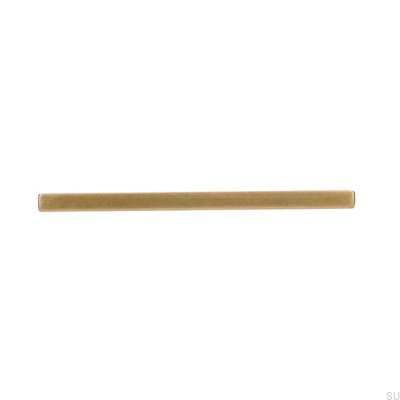 Oblong furniture handle 2108 128 Antique Gold