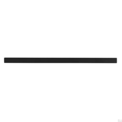 Oblong furniture handle 2108 160 Metal Black Mat