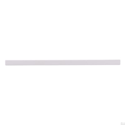 Elongated furniture handle 2108 160 Metal White Matt Lacquered