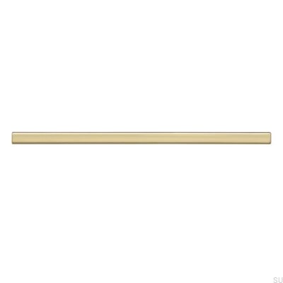 Oblong furniture handle 2108 160 Polished gold
