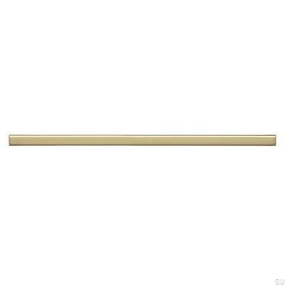 Oblong furniture handle 2108 192 Polished gold