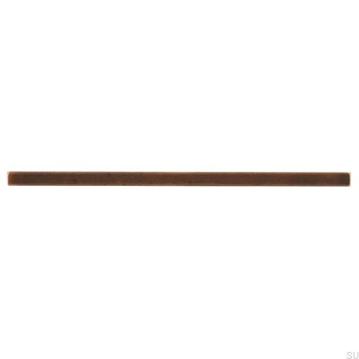 Oblong furniture handle 2108 192 Antique Gold Brushed