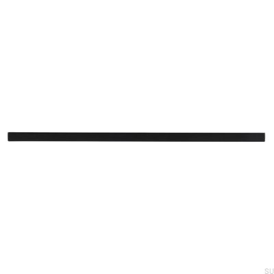 Oblong furniture handle 2108 224 Metal Black Mat