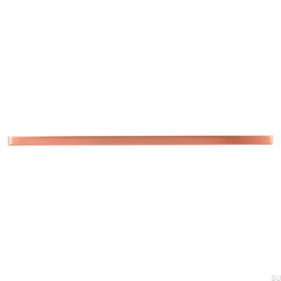 Elongated furniture handle 2108 224 Brushed Copper