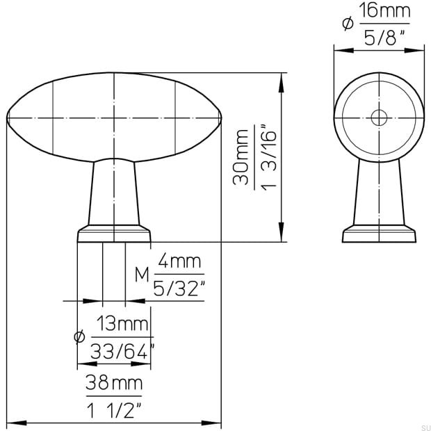 2039-38PB12--Gałka-meblowa-2039-Metalowa-Czarna-Matowa-Siro-Skandynawskie-Uchwyty_6