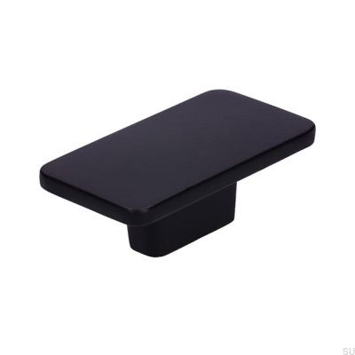 Furniture knob 2411 Metal Black Matt