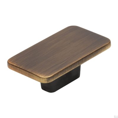 Furniture Knob 2411 Antique Gold Brushed