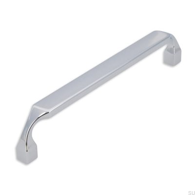 Elongated furniture handle 2440 160 Polished chrome