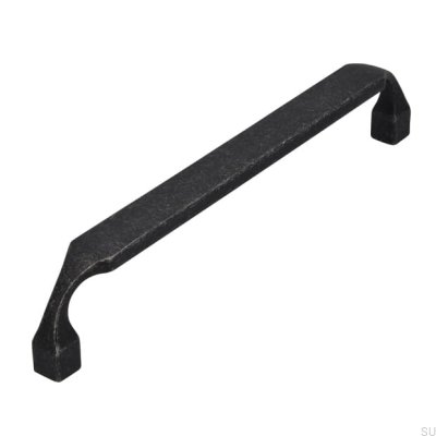 Elongated furniture handle 2440 160 Antique Iron