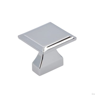 Furniture knob 2439 16 Polished chrome