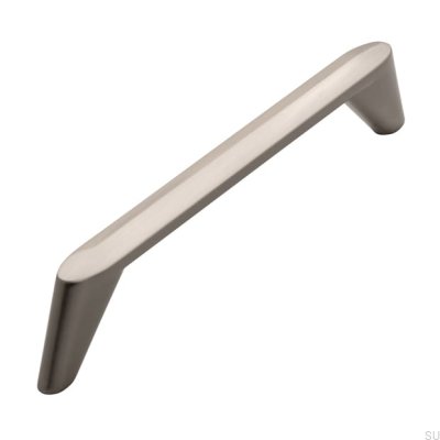 Elongated furniture handle 2413 160 Brushed nickel