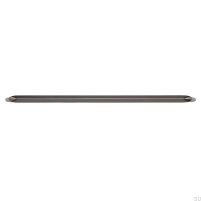 Oblong furniture handle 2413 320 Anthracite Polished